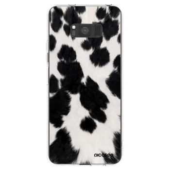 Picasee husă transparentă din silicon pentru Samsung Galaxy S8 G950F - Black Moo