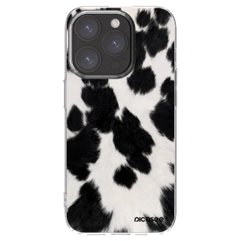 Picasee husă transparentă din silicon pentru Apple iPhone 15 Pro - Black Moo
