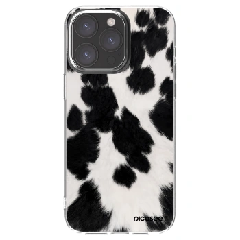 Picasee husă transparentă din silicon pentru Apple iPhone 15 Pro Max - Black Moo