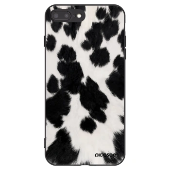 Picasee husă neagră din silicon pentru Apple iPhone 8 Plus - Black Moo