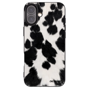 Picasee husă neagră din silicon pentru Apple iPhone 16 Plus - Black Moo