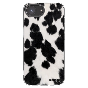 Picasee husă transparentă din silicon pentru Apple iPhone 16e - Black Moo