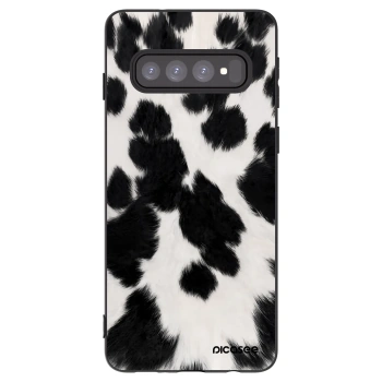 Picasee husă neagră din silicon pentru Samsung Galaxy S10 G973 - Black Moo