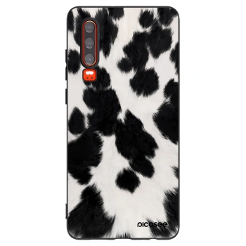 Picasee husă neagră din silicon pentru Huawei P30 - Black Moo