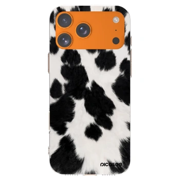 Picasee husă transparentă din silicon pentru Apple iPhone 17 Pro Max - Black Moo