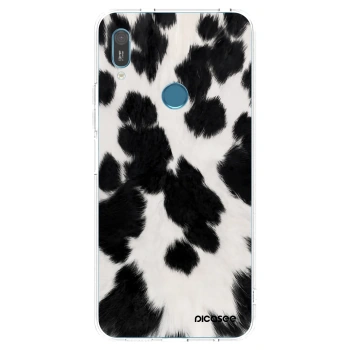 Picasee husă transparentă din silicon pentru Huawei Y6 2019 - Black Moo