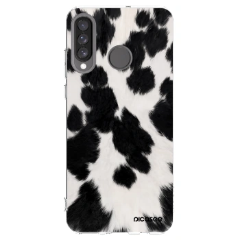 Picasee husă transparentă din silicon pentru Huawei P30 Lite - Black Moo