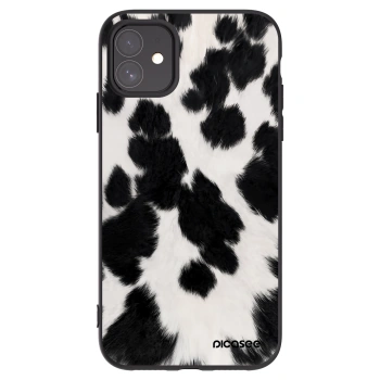 Picasee husă neagră din silicon pentru Apple iPhone 11 - Black Moo