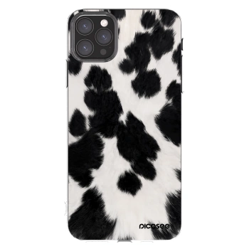 Picasee husă transparentă din silicon pentru Apple iPhone 11 Pro Max - Black Moo