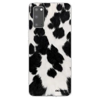 Picasee husă transparentă din silicon pentru Samsung Galaxy S20 G980F - Black Moo