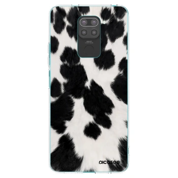 Picasee husă neagră din silicon pentru Xiaomi Redmi Note 9 - Black Moo