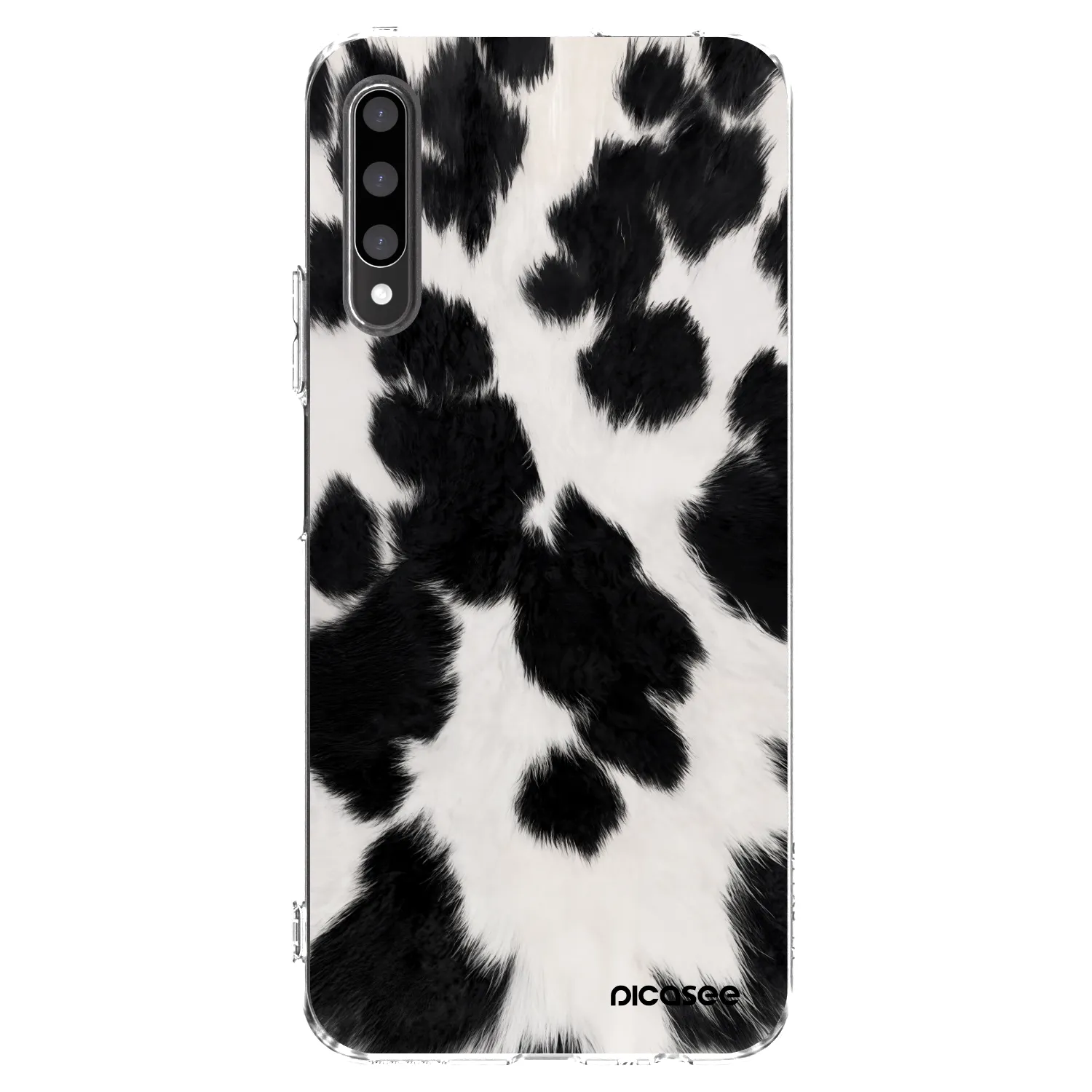 Picasee husă transparentă din silicon pentru Honor 9X Pro - Black Moo