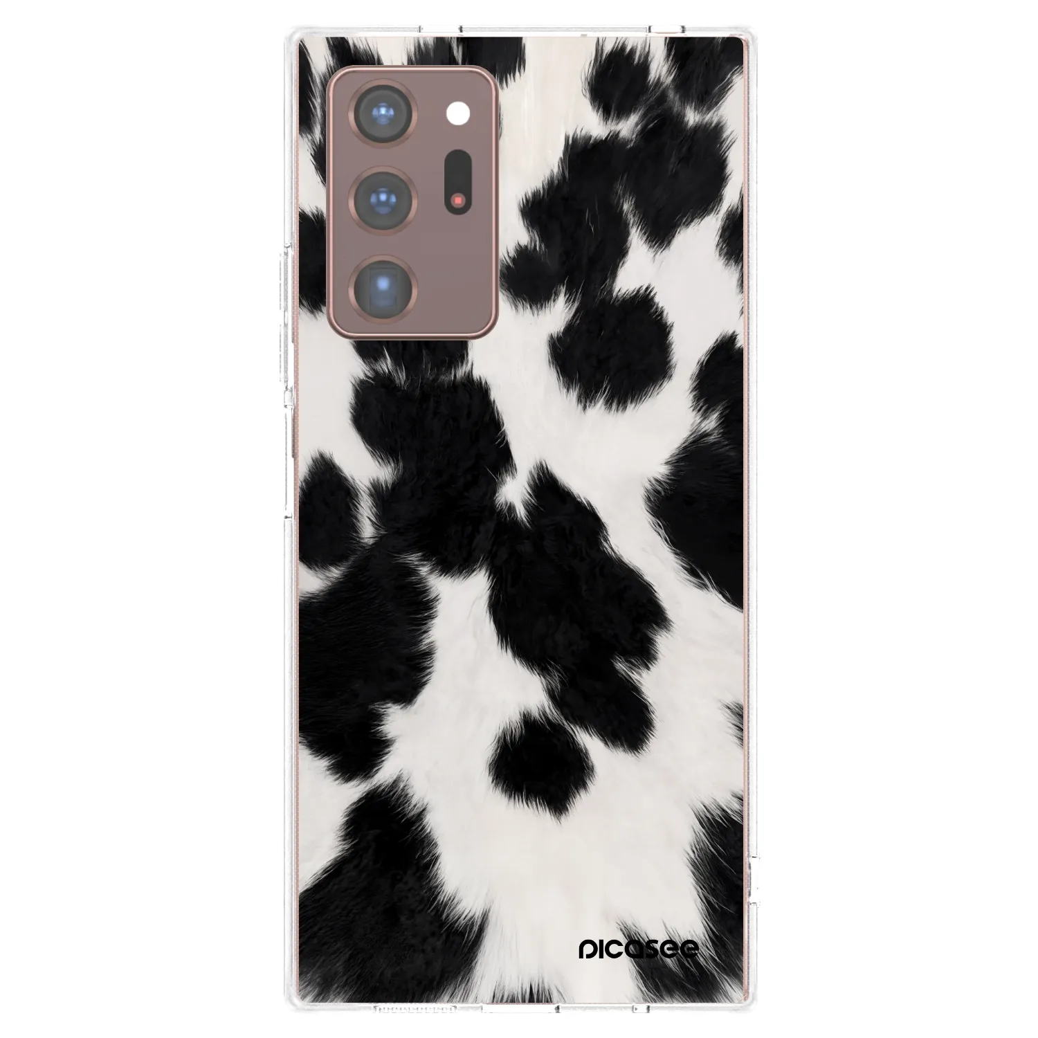 Picasee husă transparentă din silicon pentru Samsung Galaxy Note 20 Ultra - Black Moo