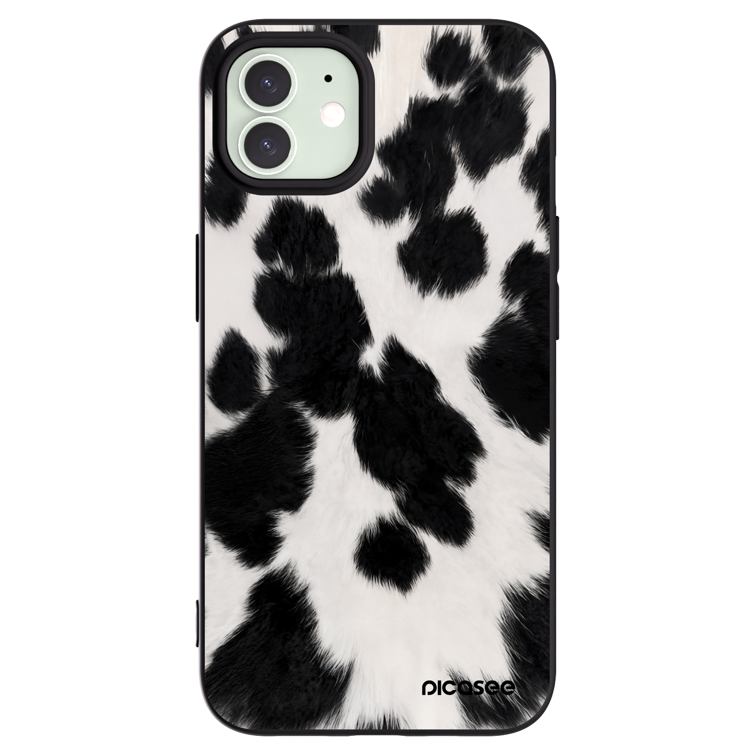 Picasee husă neagră din silicon pentru Apple iPhone 12 Pro - Black Moo
