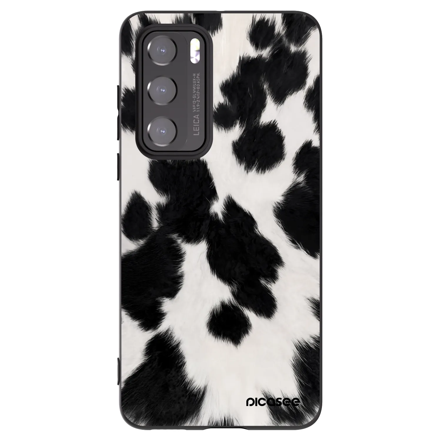 Picasee husă neagră din silicon pentru Huawei P40 - Black Moo