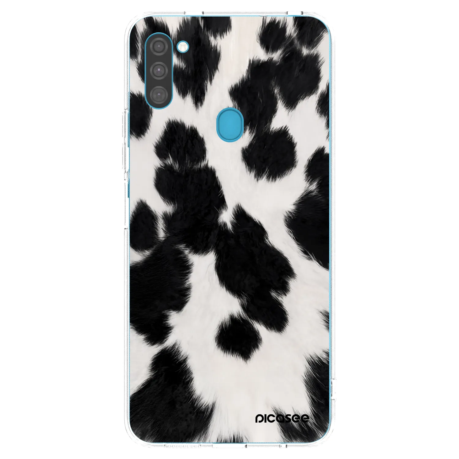 Picasee husă transparentă din silicon pentru Samsung Galaxy M11 - Black Moo