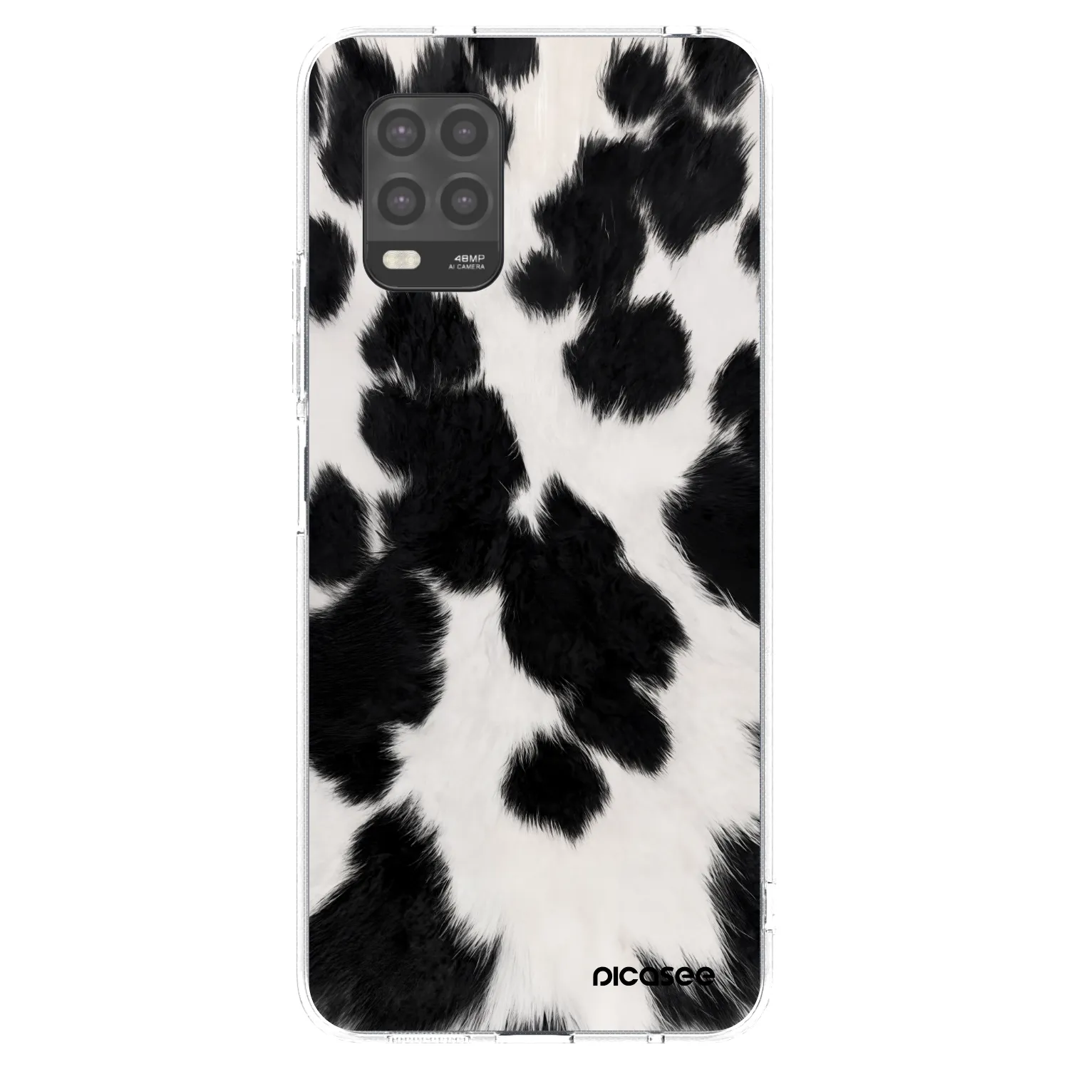 Picasee husă transparentă din silicon pentru Xiaomi Mi 10 Lite - Black Moo