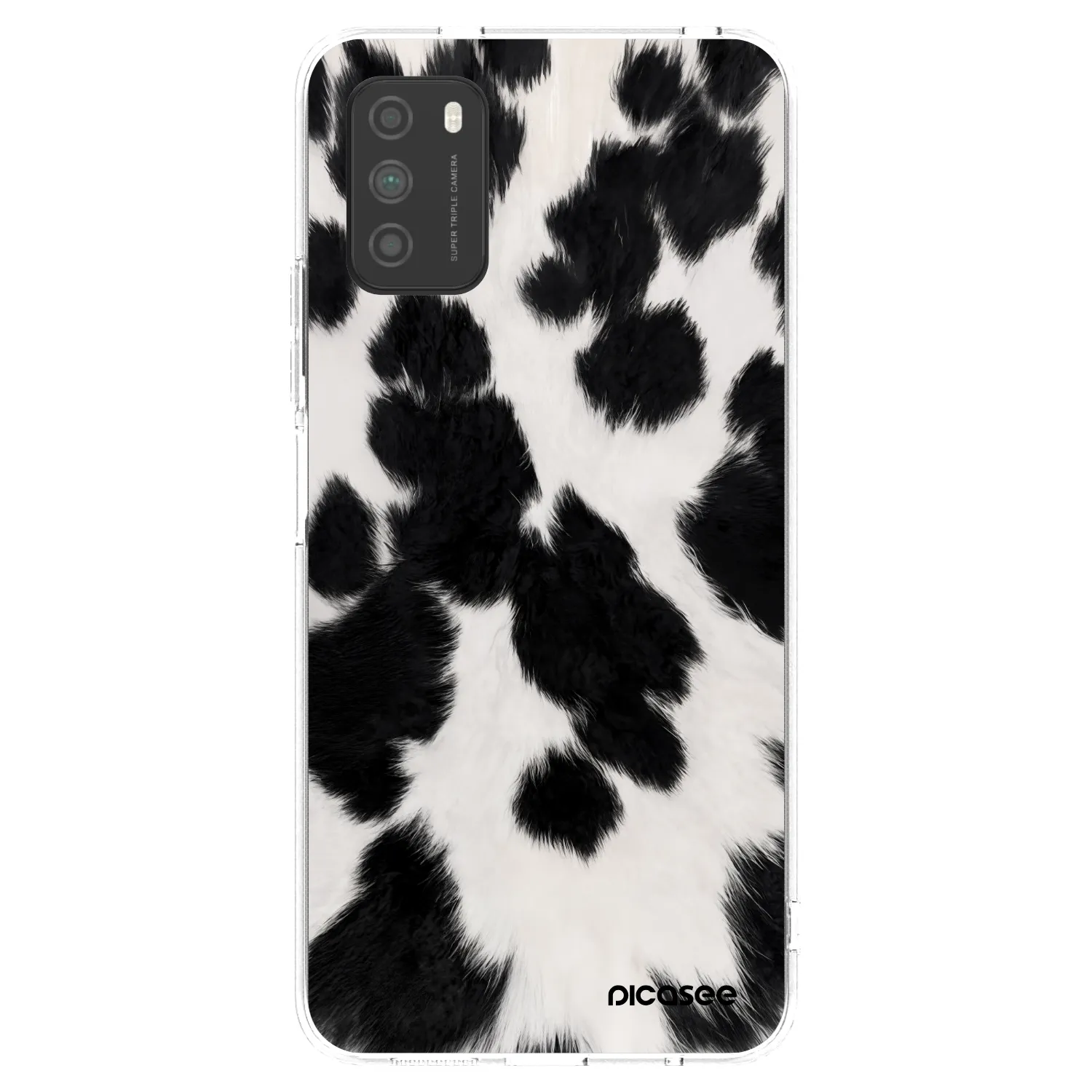 Picasee husă transparentă din silicon pentru Xiaomi Poco M3 - Black Moo