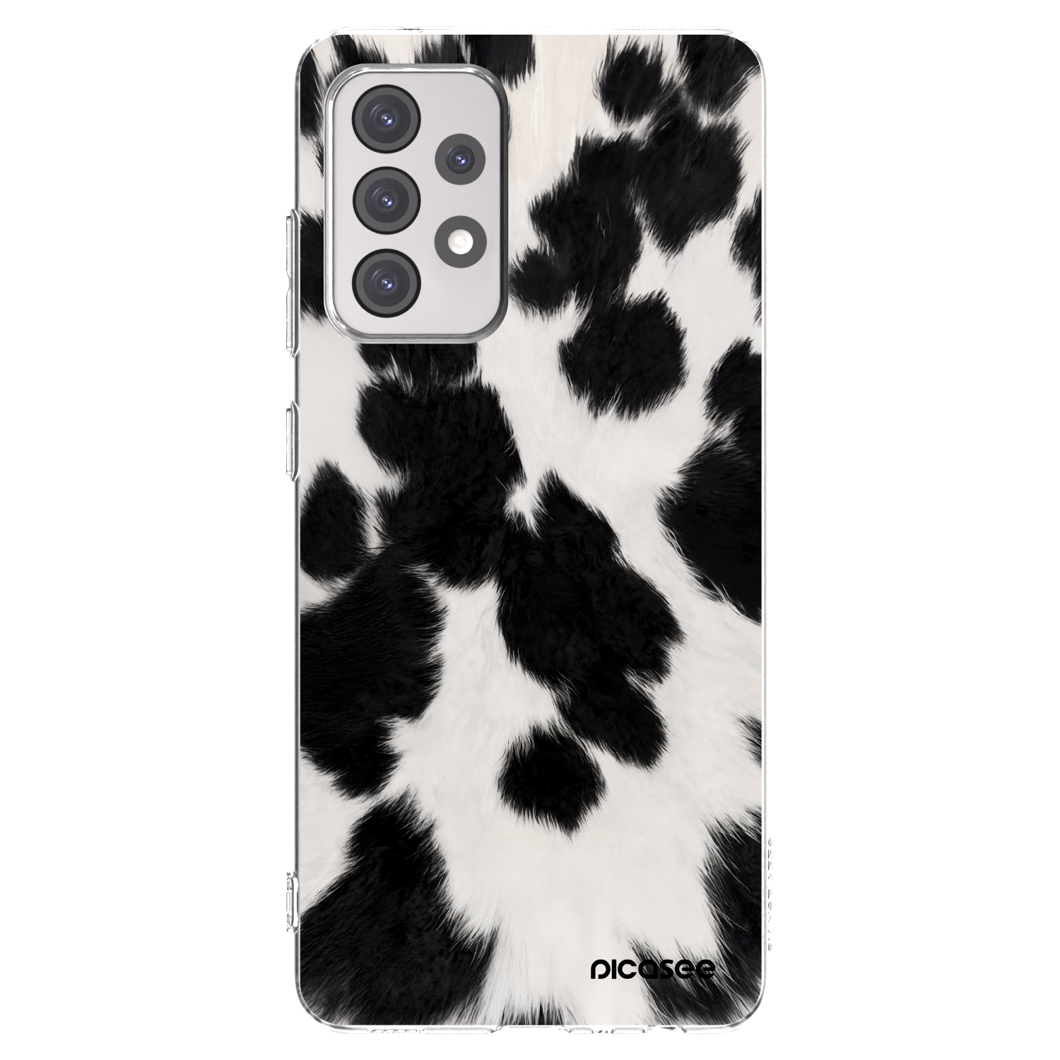 Picasee husă transparentă din silicon pentru Samsung Galaxy A52 5G A525F - Black Moo