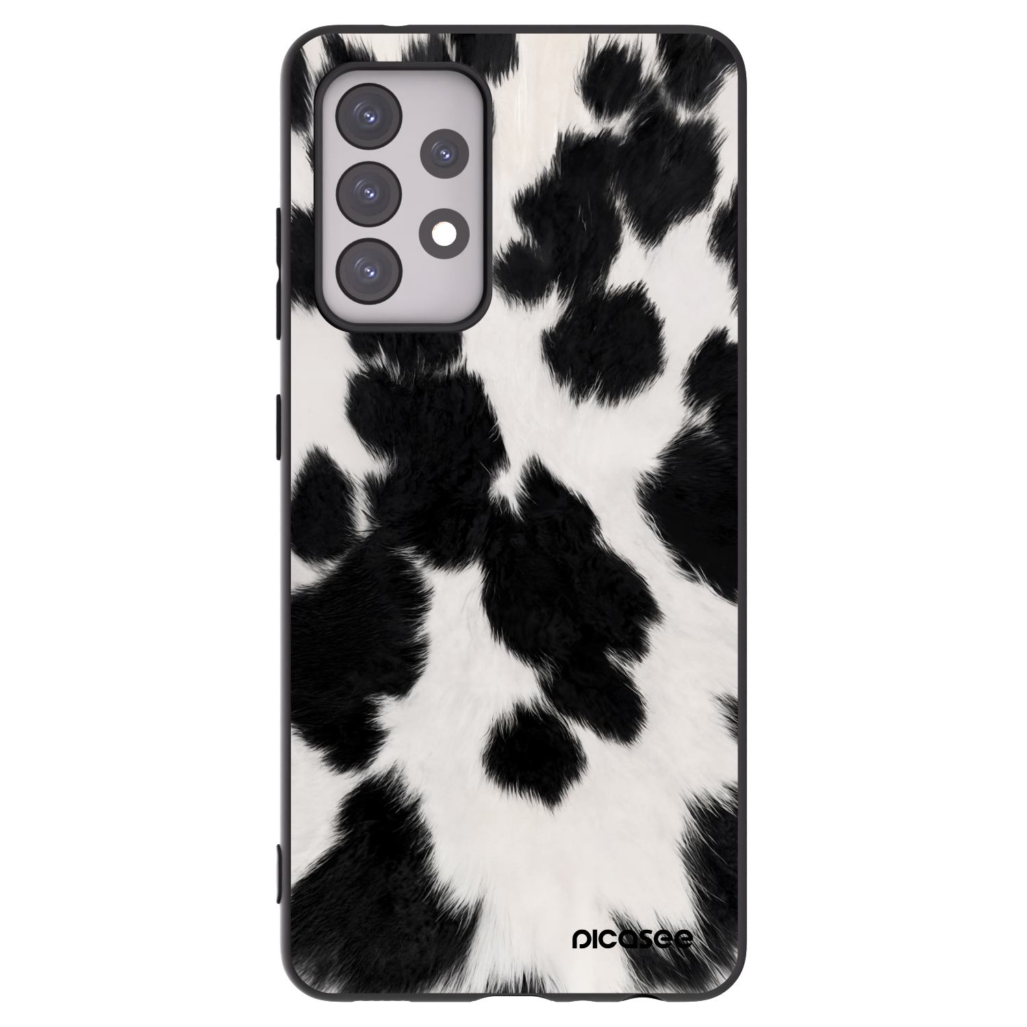 Picasee husă neagră din silicon pentru Samsung Galaxy A52 5G A525F - Black Moo