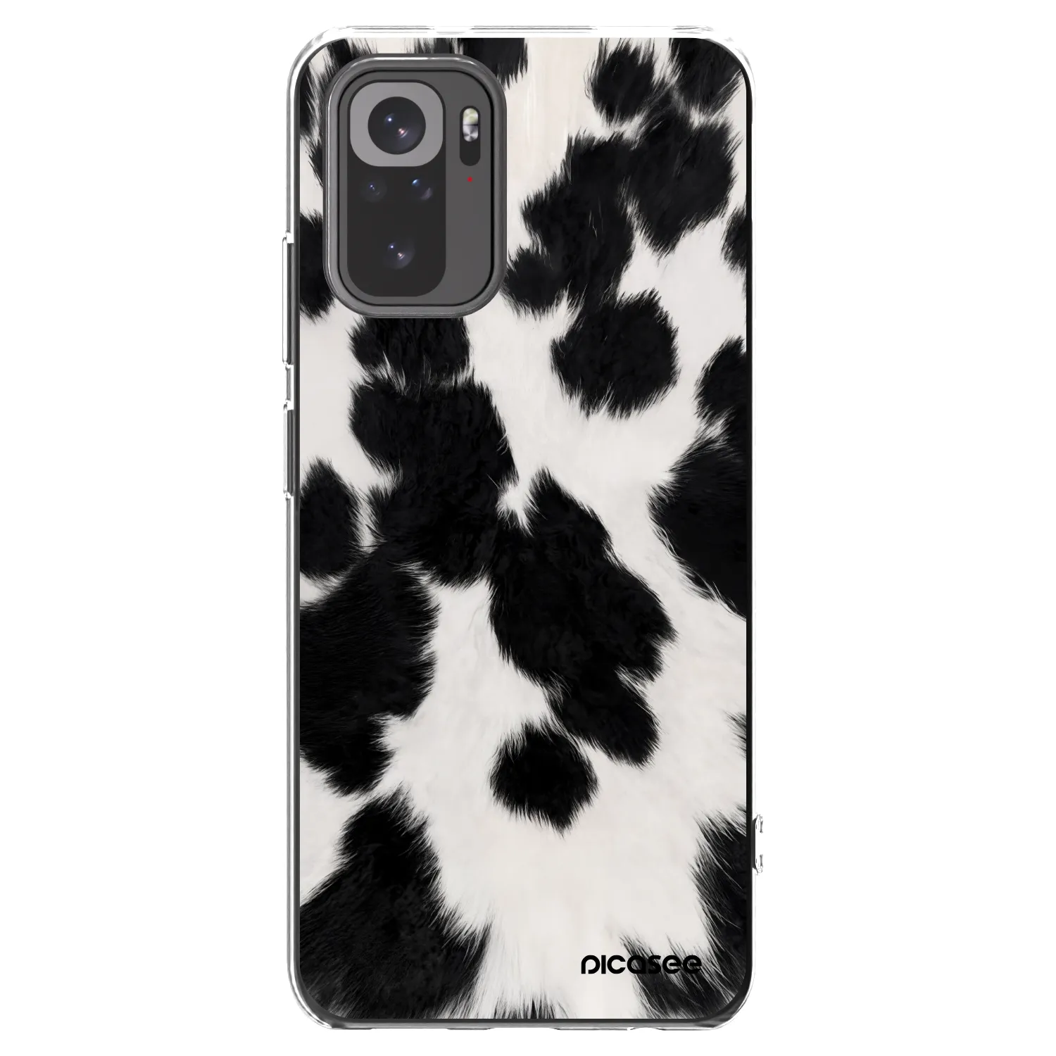Picasee husă transparentă din silicon pentru Xiaomi Redmi Note 10S - Black Moo
