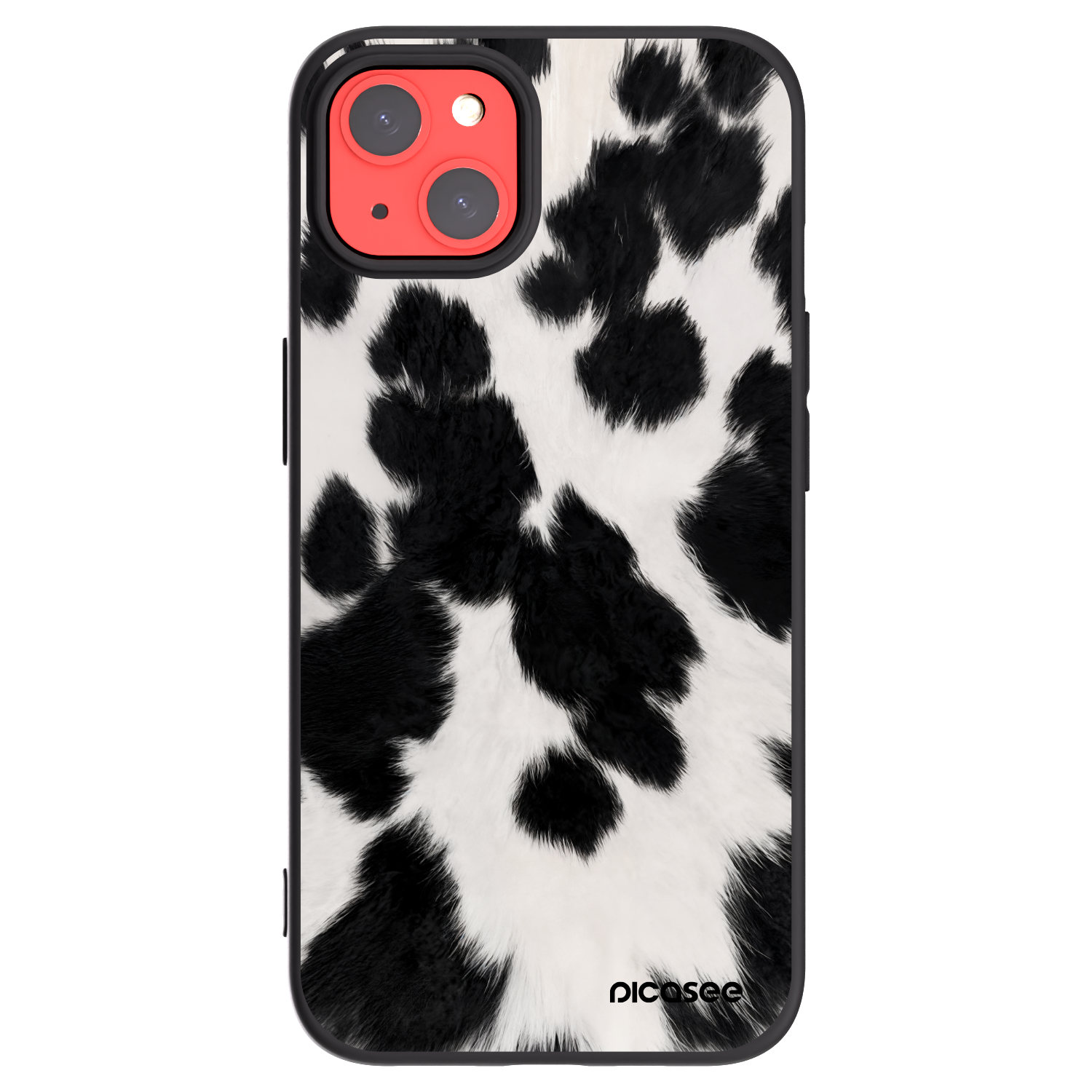 Picasee husă neagră din silicon pentru Apple iPhone 13 - Black Moo
