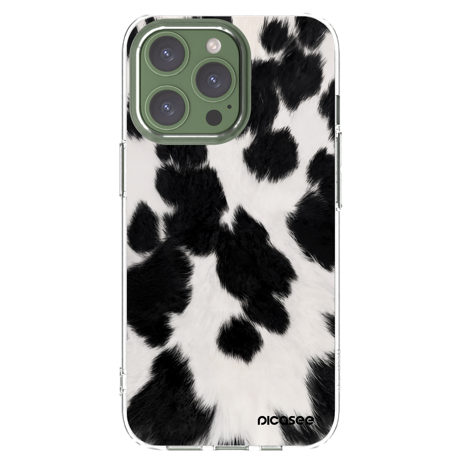 Picasee husă transparentă din silicon pentru Apple iPhone 13 Pro - Black Moo