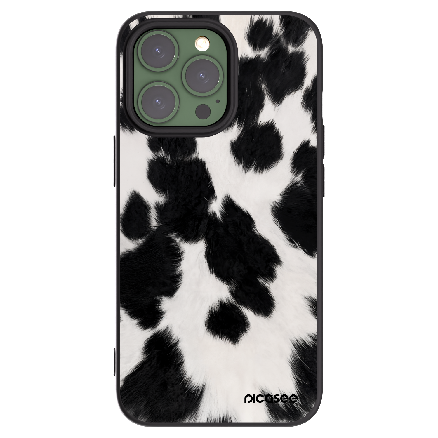 Picasee husă neagră din silicon pentru Apple iPhone 13 Pro - Black Moo