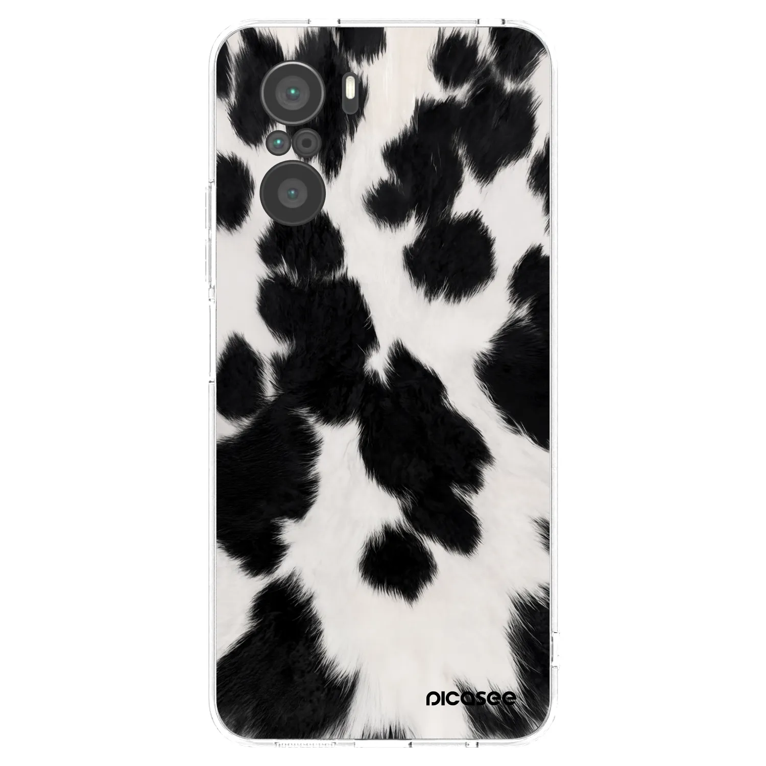 Picasee husă transparentă din silicon pentru Xiaomi Poco F3 - Black Moo