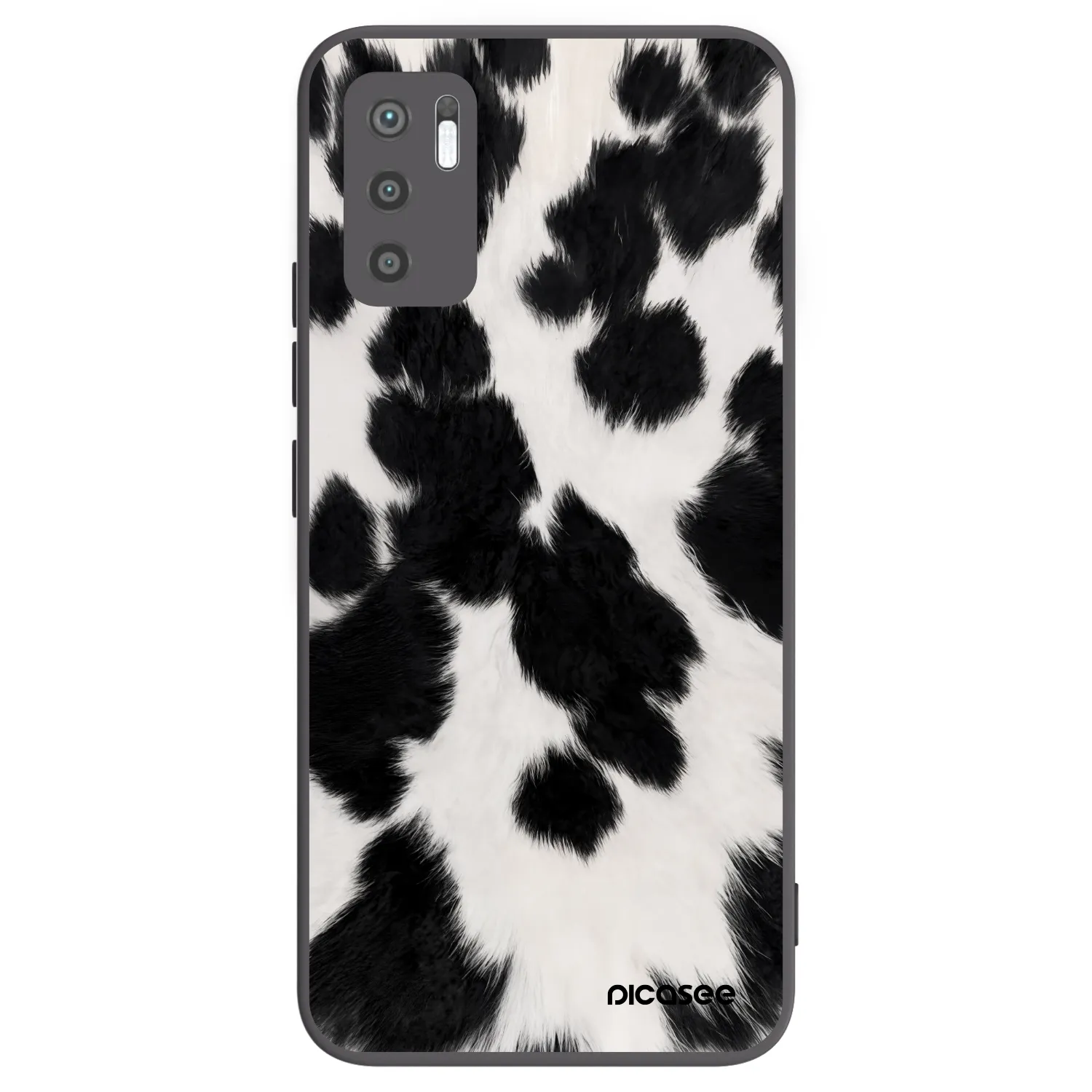 Picasee husă neagră din silicon pentru Xiaomi Redmi Note 10 5G - Black Moo