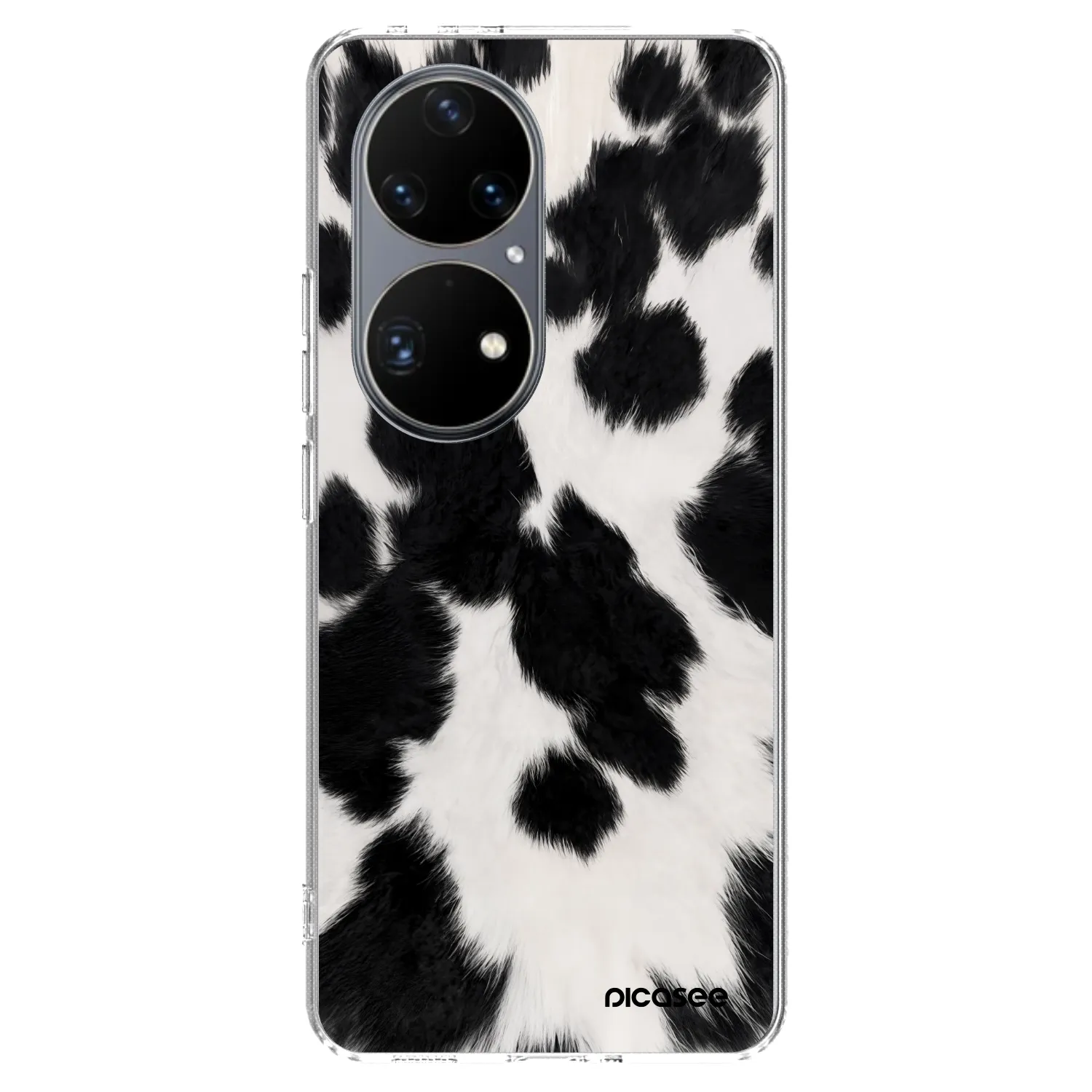 Picasee husă transparentă din silicon pentru Huawei P50 - Black Moo