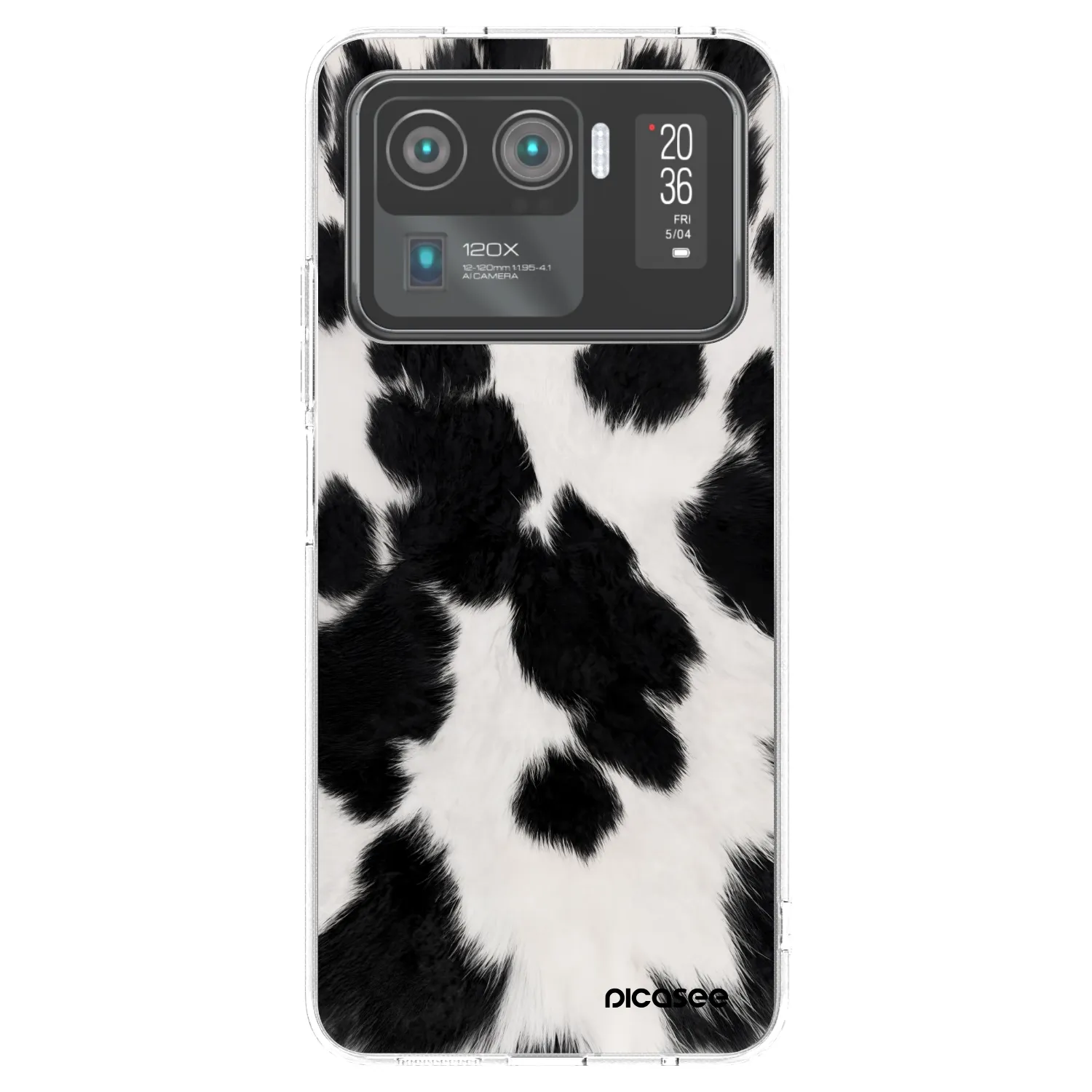 Picasee husă transparentă din silicon pentru Xiaomi Mi 11 Ultra - Black Moo