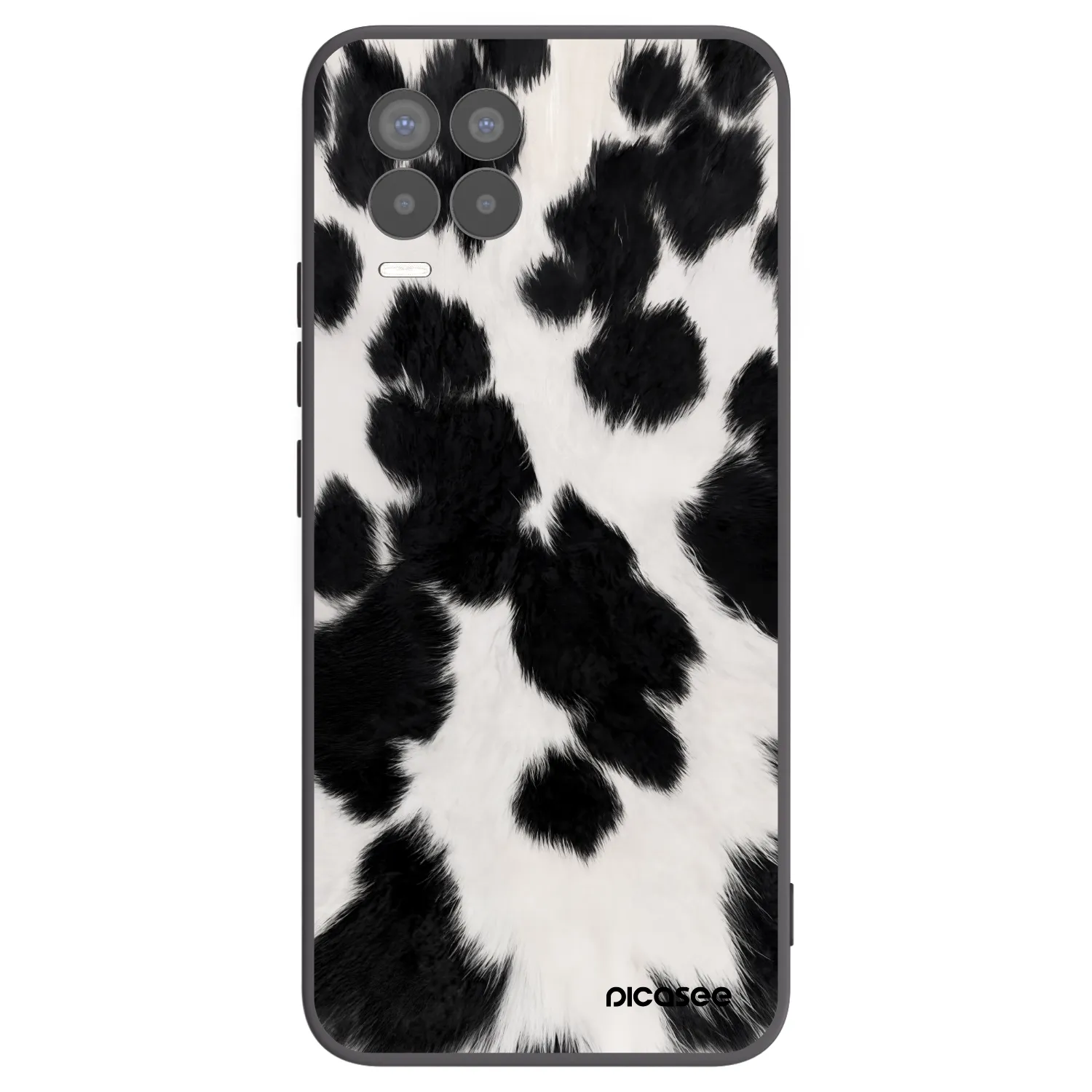 Picasee husă neagră din silicon pentru Realme 8 4G - Black Moo