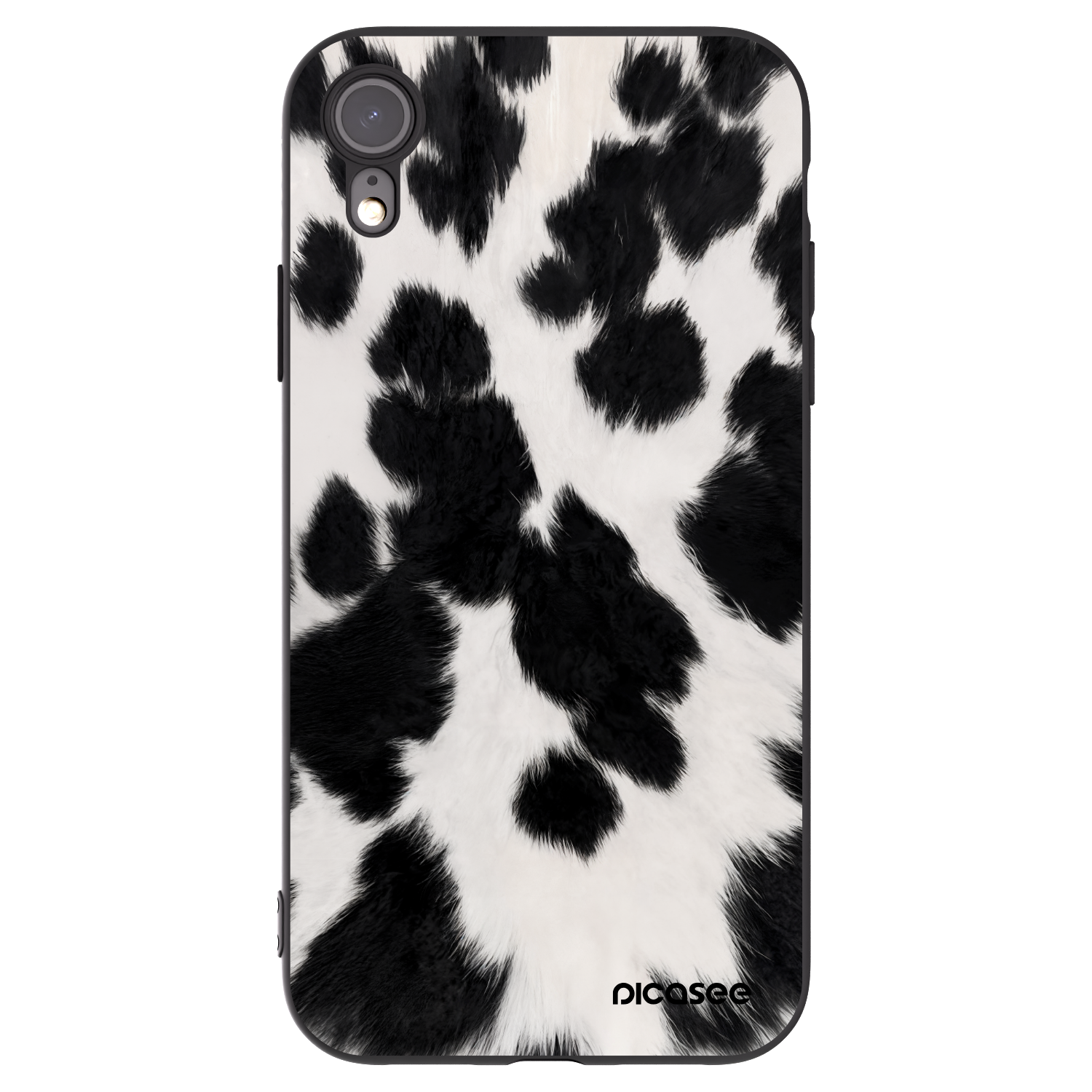 Picasee husă neagră din silicon pentru Apple iPhone XR - Black Moo
