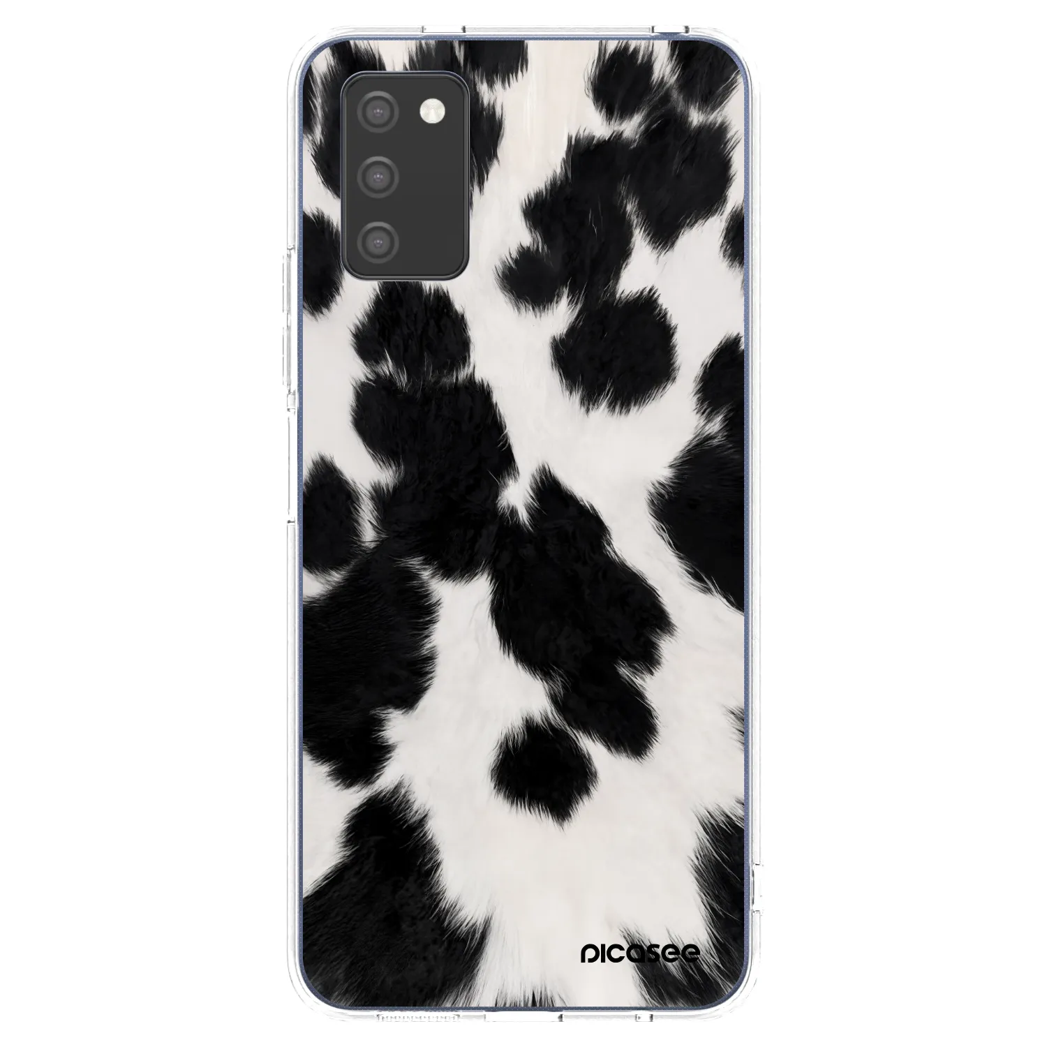 Picasee husă transparentă din silicon pentru Samsung Galaxy A02s A025G - Black Moo