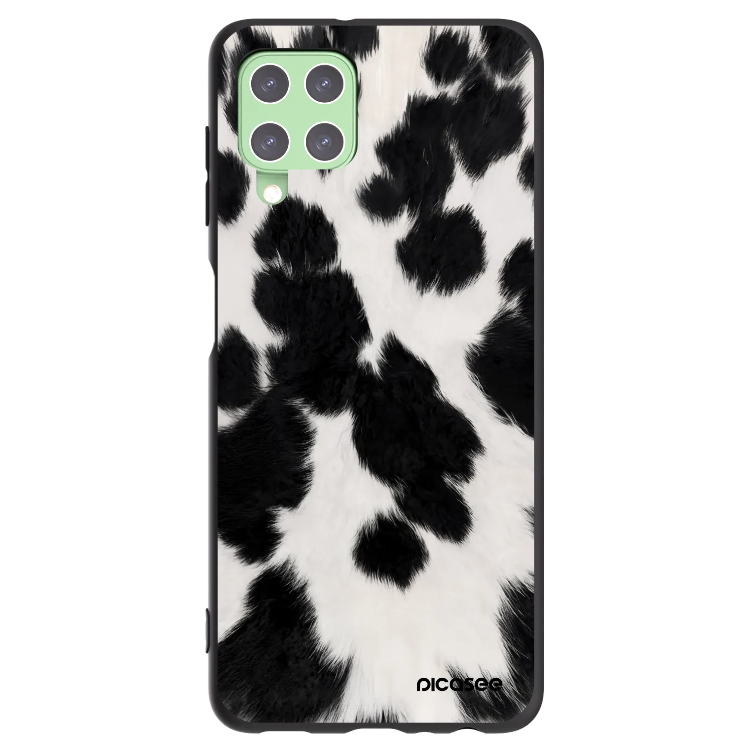 Picasee husă neagră din silicon pentru Samsung Galaxy A22 A225F 4G - Black Moo
