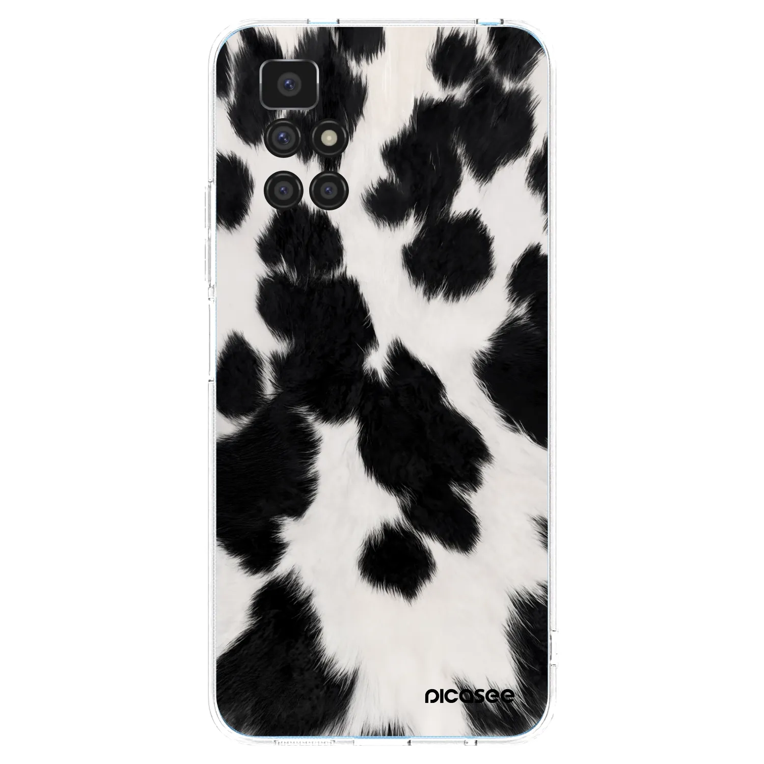 Picasee husă transparentă din silicon pentru Xiaomi Redmi 10 - Black Moo