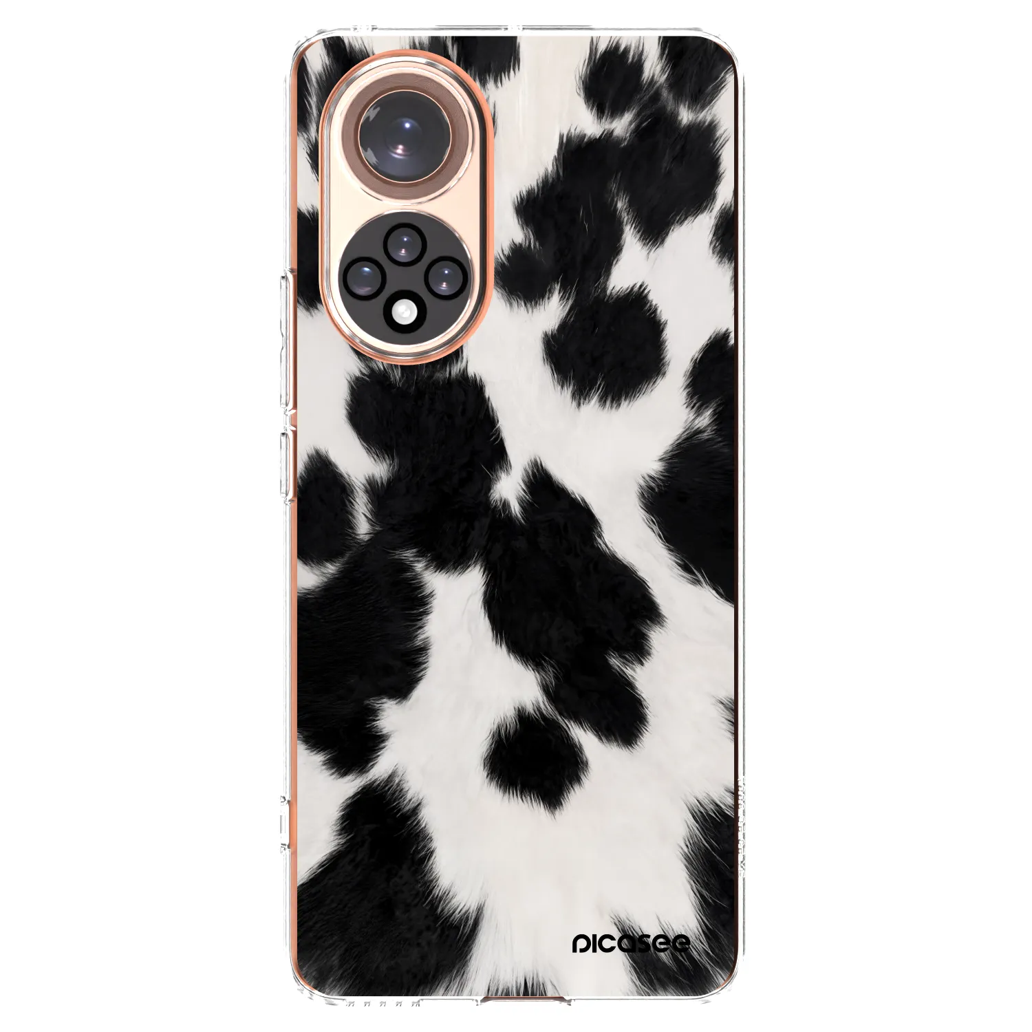 Picasee husă transparentă din silicon pentru Honor 50 5G - Black Moo
