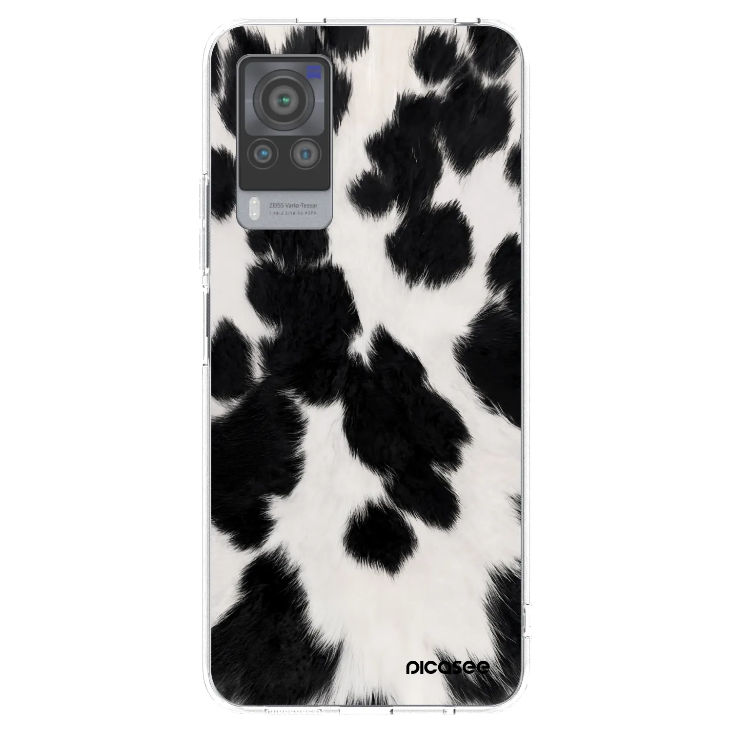 Picasee husă transparentă din silicon pentru Vivo X60 Pro 5G - Black Moo