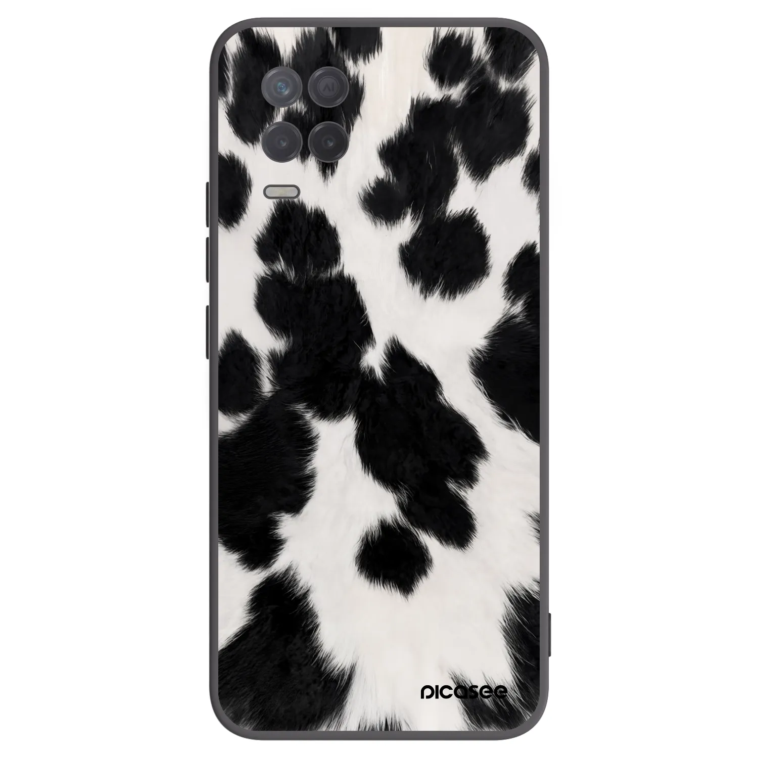 Picasee husă neagră din silicon pentru Realme 8 5G - Black Moo