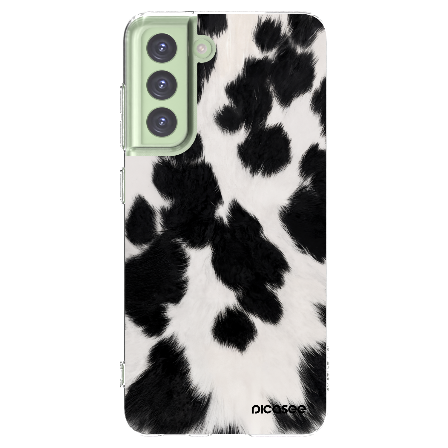 Picasee husă transparentă din silicon pentru Samsung Galaxy S21 FE 5G - Black Moo