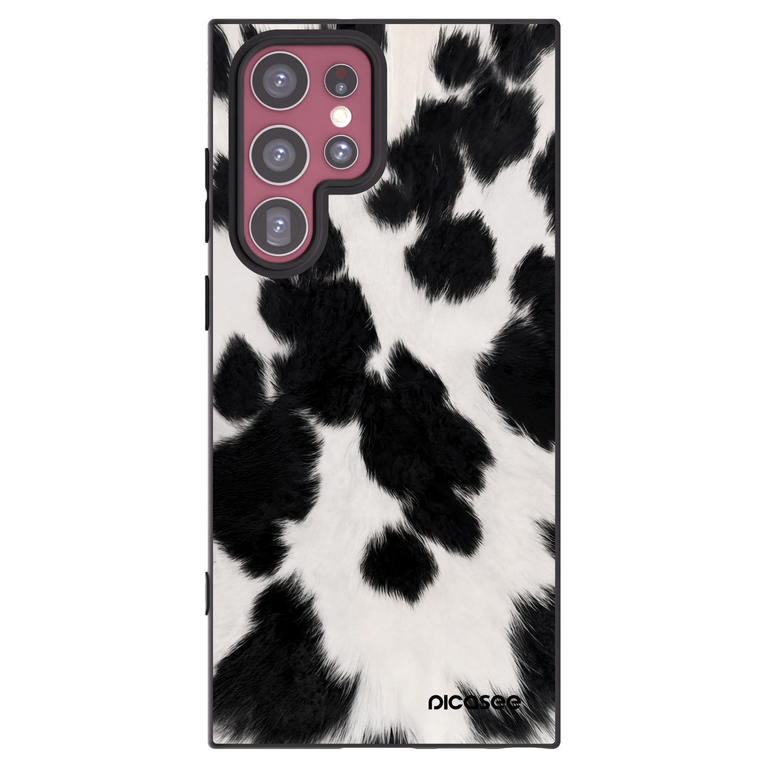 Picasee husă neagră din silicon pentru Samsung Galaxy S22 Ultra 5G - Black Moo