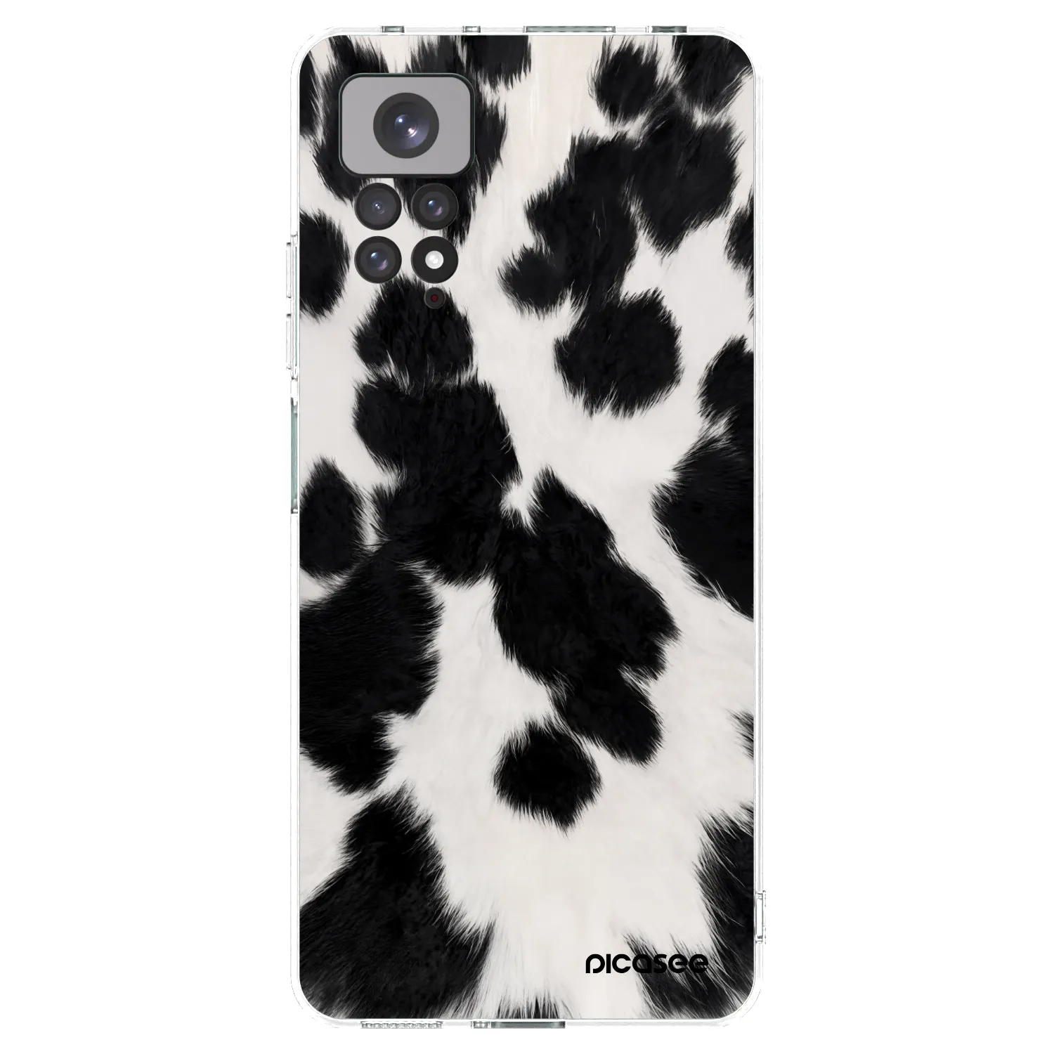 Picasee husă transparentă din silicon pentru Xiaomi Redmi Note 11 - Black Moo