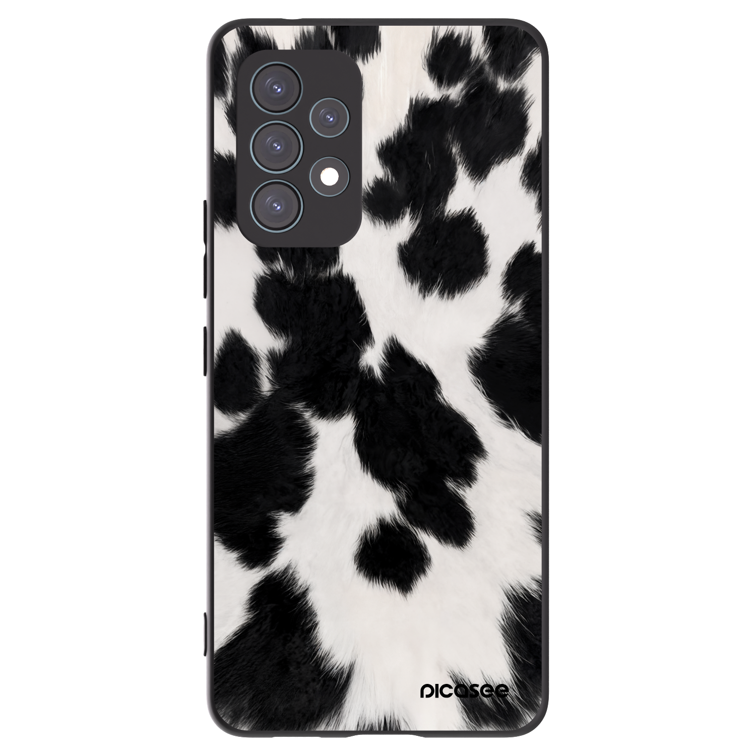 Picasee husă neagră din silicon pentru Samsung Galaxy A53 5G A536 - Black Moo