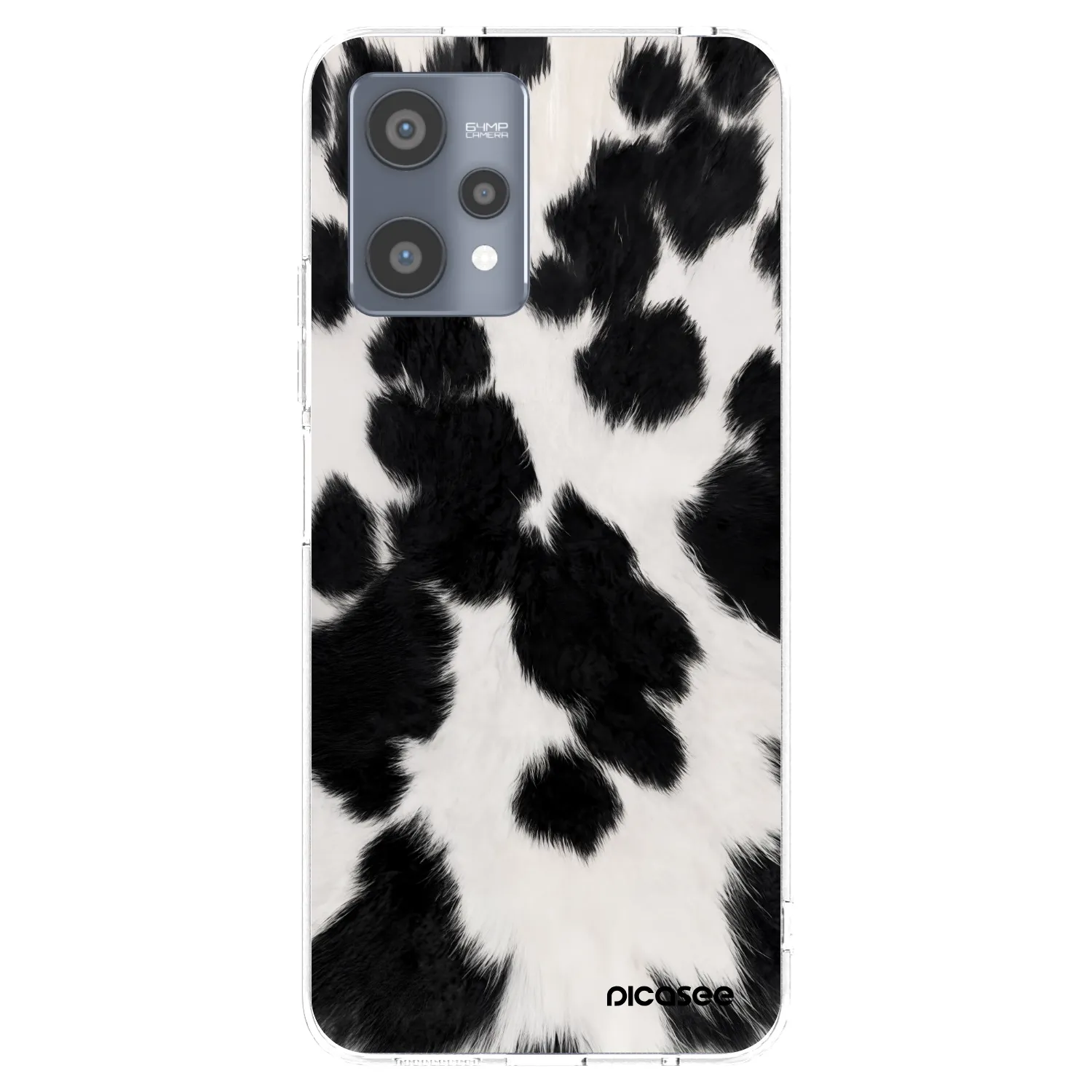 Picasee husă transparentă din silicon pentru Realme 9 Pro 5G - Black Moo