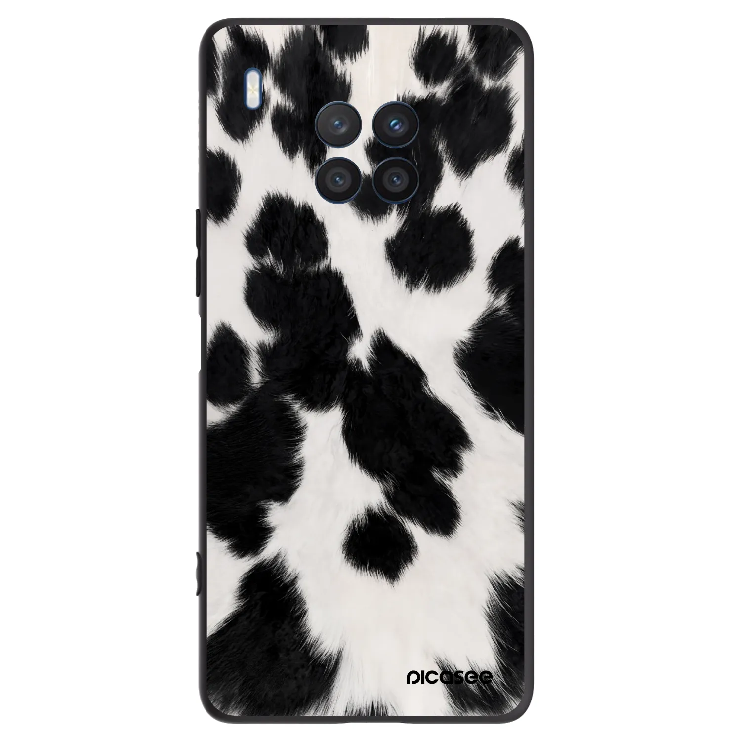 Picasee husă neagră din silicon pentru Honor 50 Lite - Black Moo