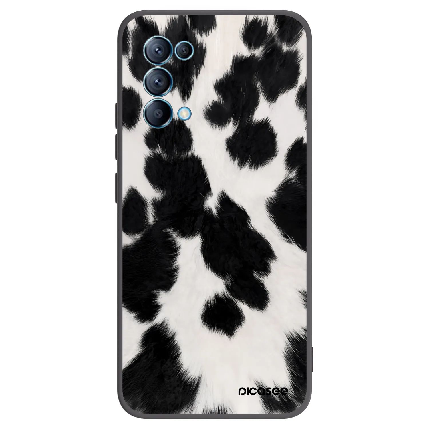 Picasee husă neagră din silicon pentru OPPO Reno 5 5G - Black Moo