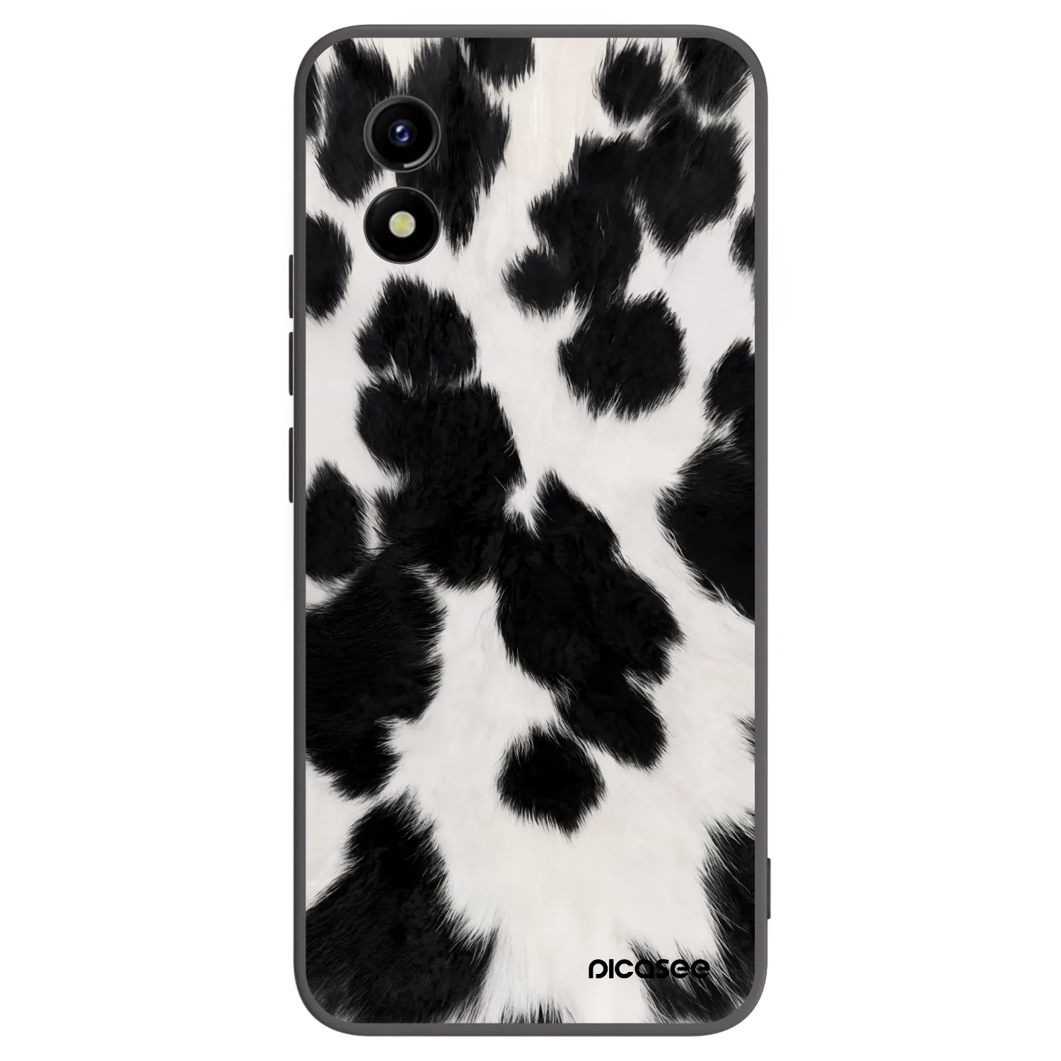 Picasee husă neagră din silicon pentru Vivo Y01 - Black Moo