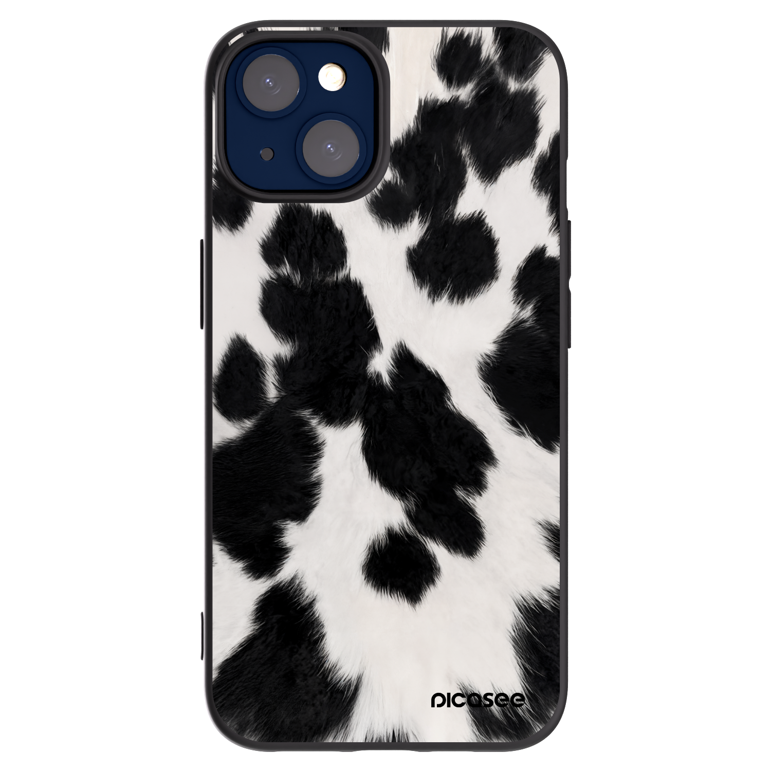 Picasee husă neagră din silicon pentru Apple iPhone 14 - Black Moo