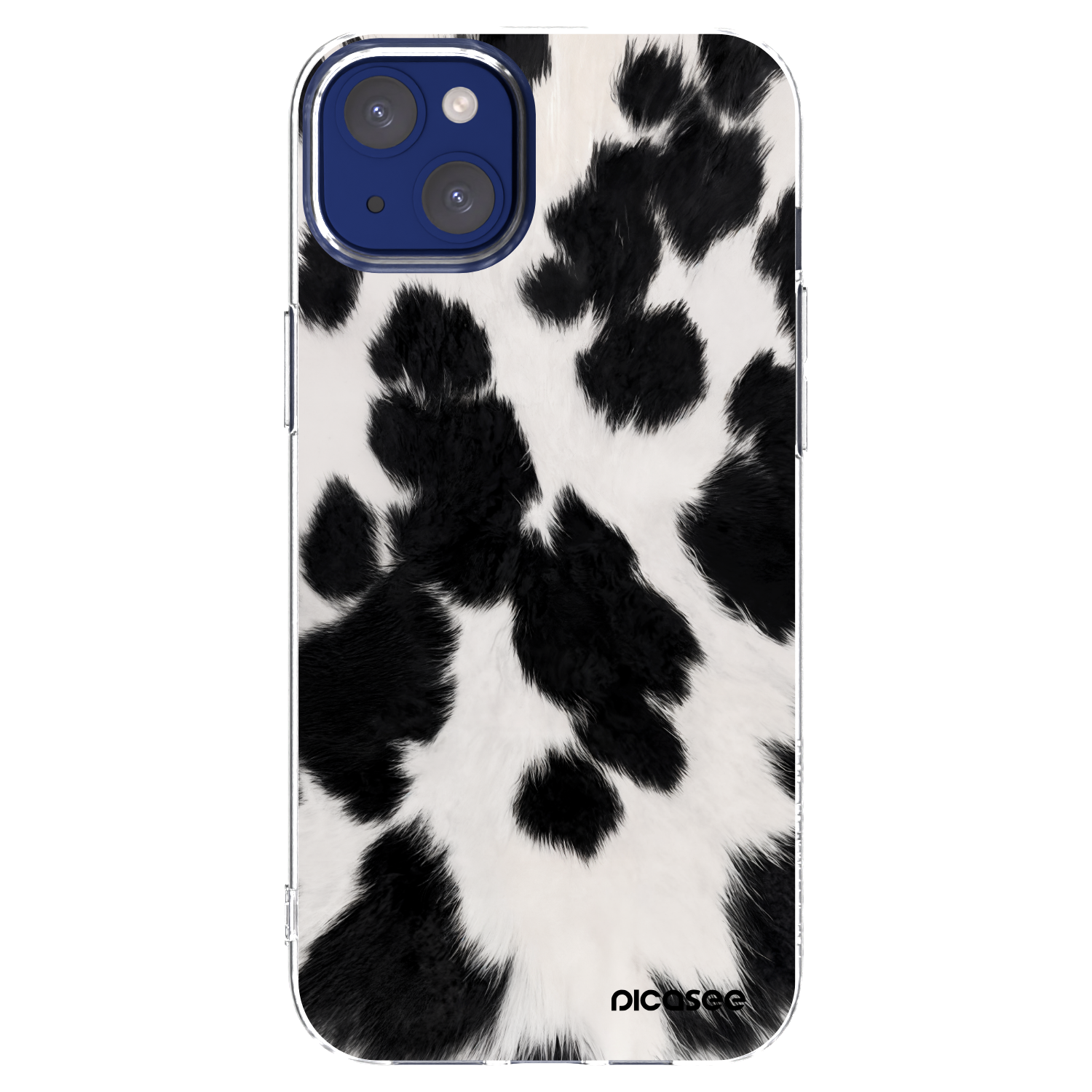 Picasee husă transparentă din silicon pentru Apple iPhone 14 Plus - Black Moo